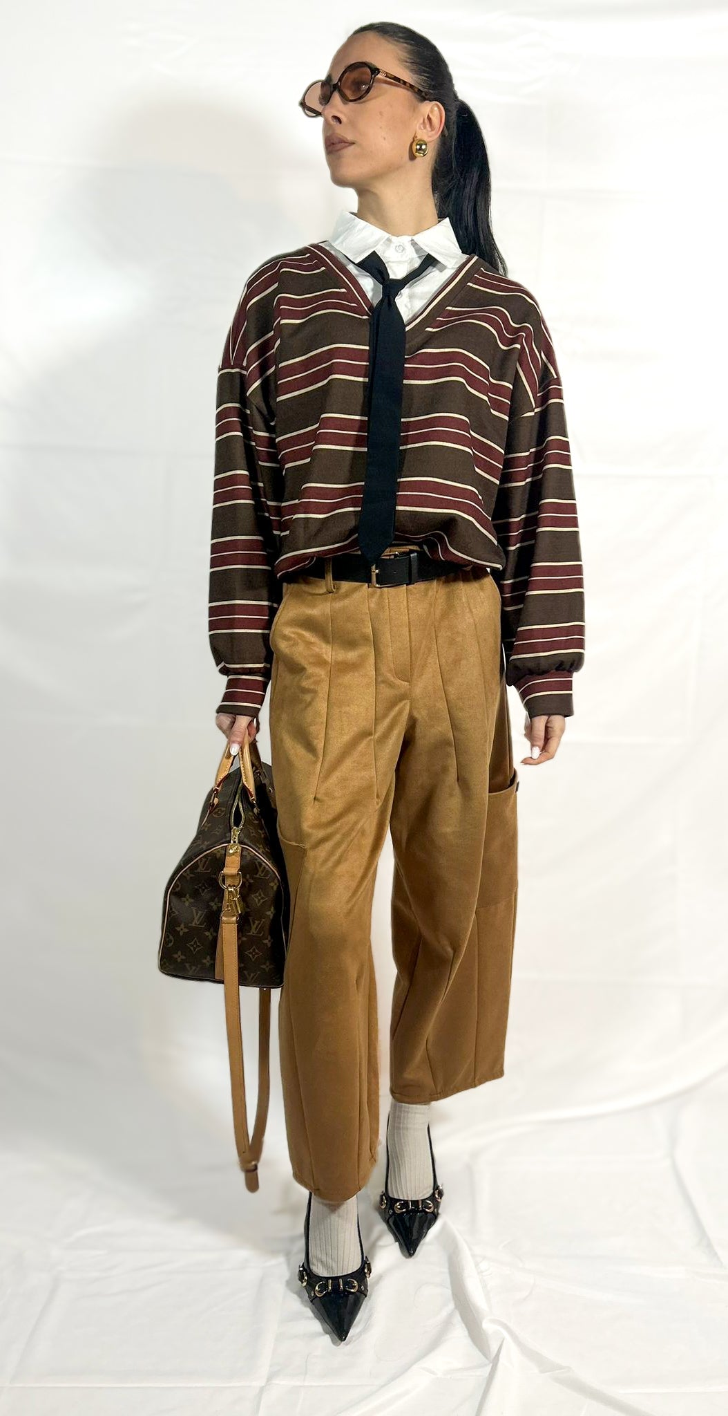 Maglia Oxford cravatta