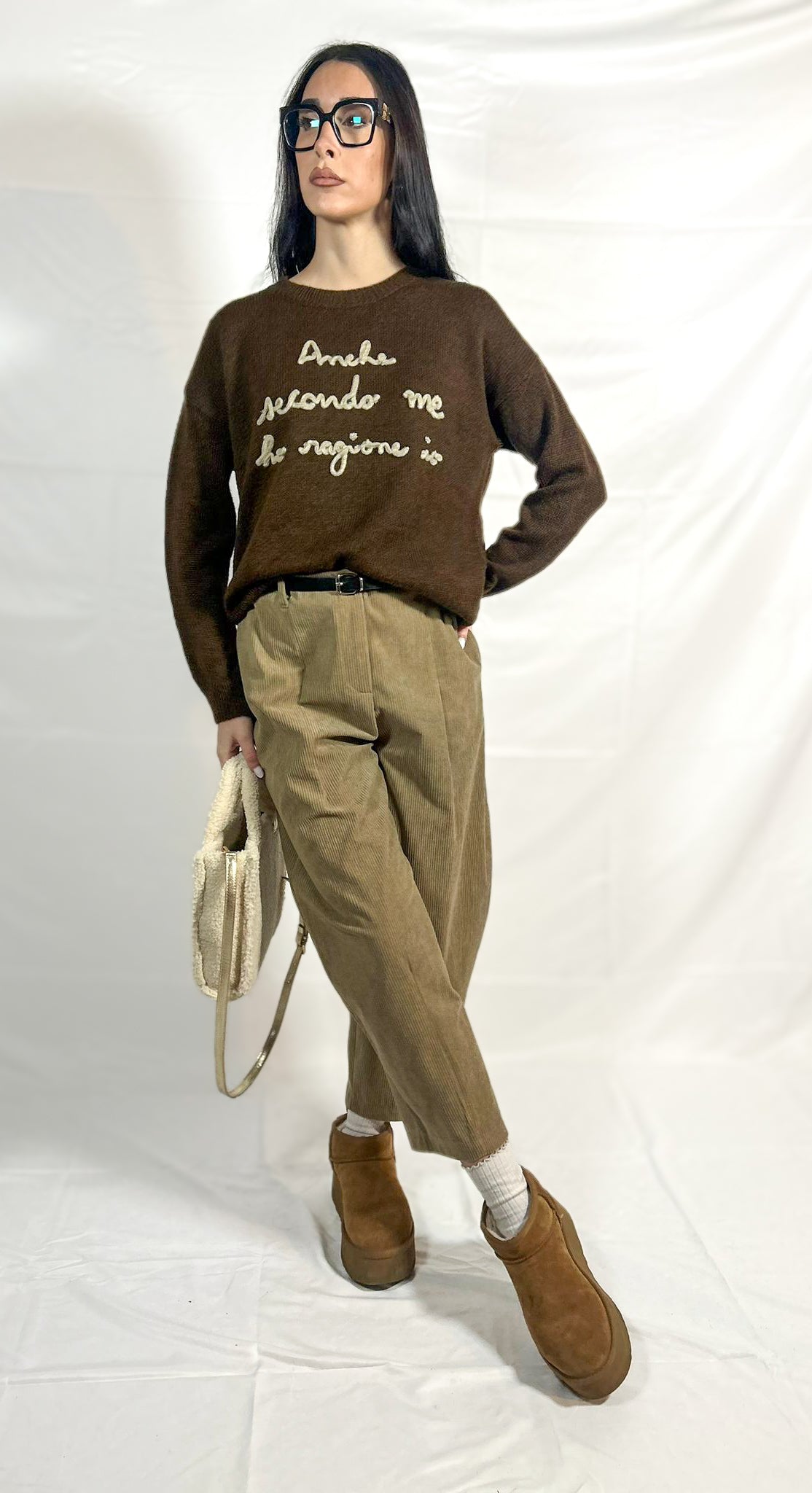 Pullover Anche secondo me ho ragione io