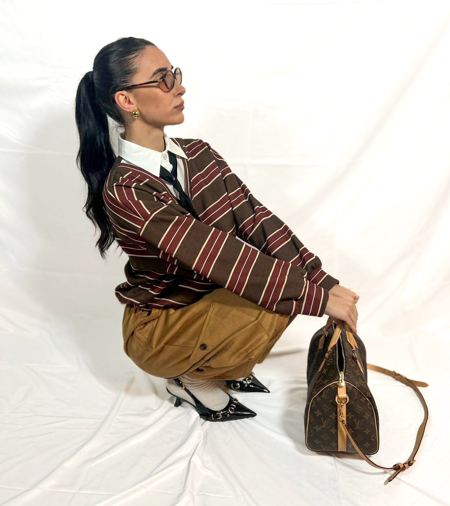 Maglia Oxford cravatta