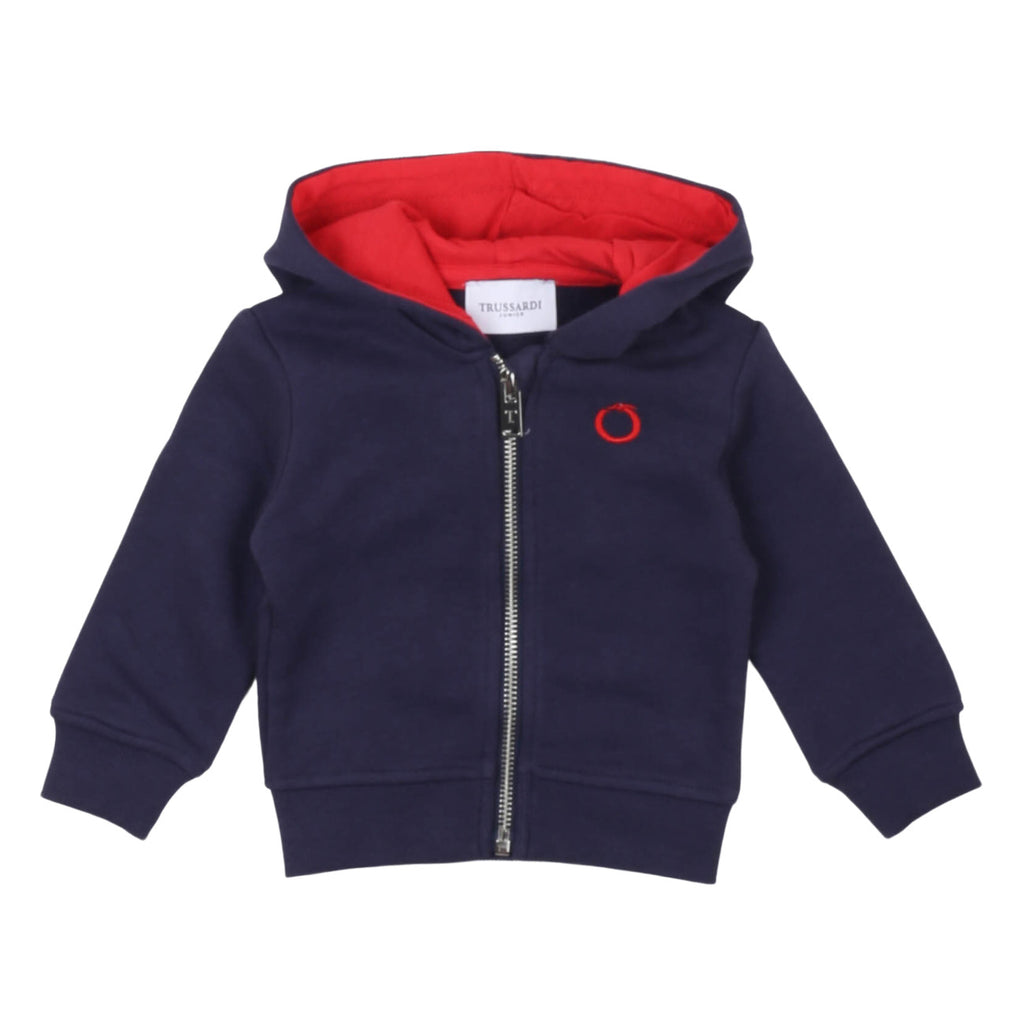 trussardi - FELPA ZIP BALDERI
