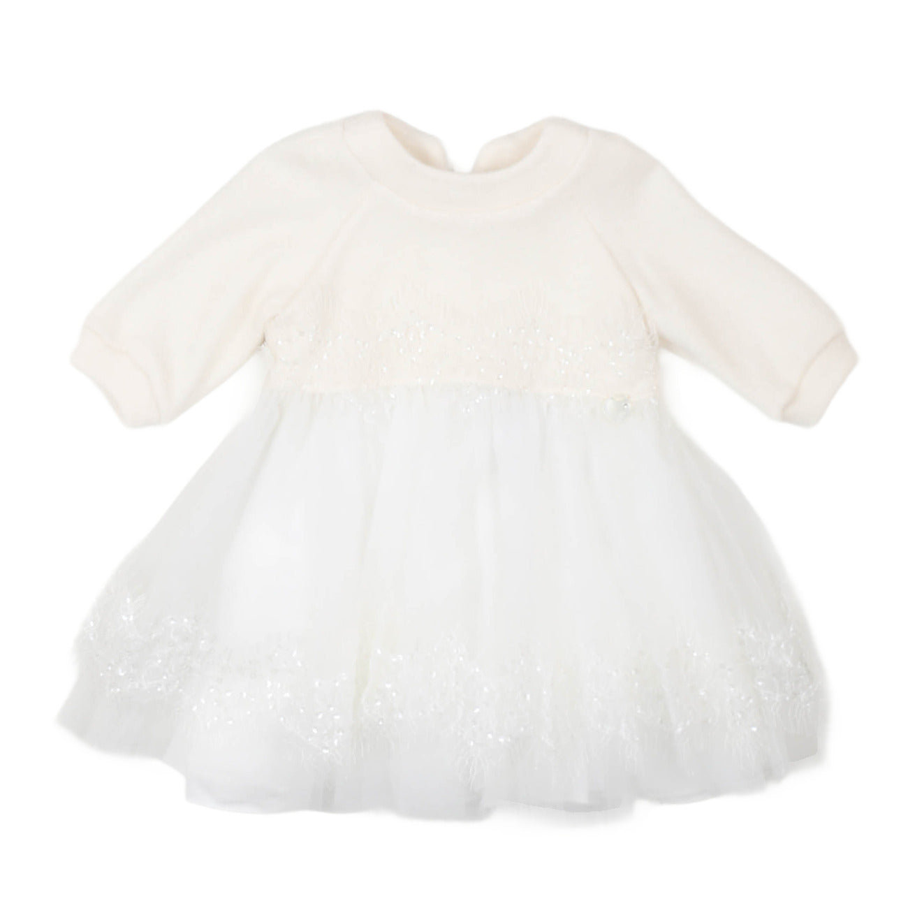 carlo pignatelli - ABITINO MAGLIA TAGLIATA E TULLE