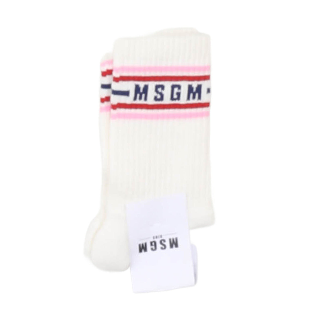 msgm - SOCKS  UNISEX BIANCO/WHITE