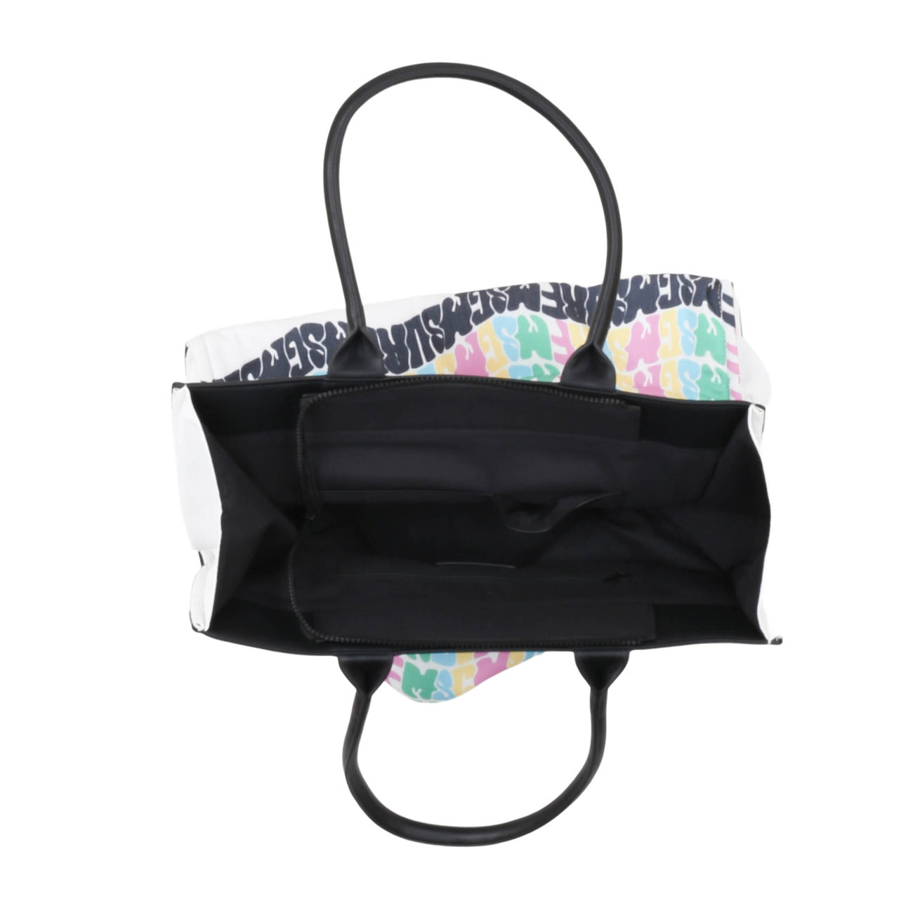 msgm - CANVAS AND ECO-LEATHER BAG GIRL MULTICOL