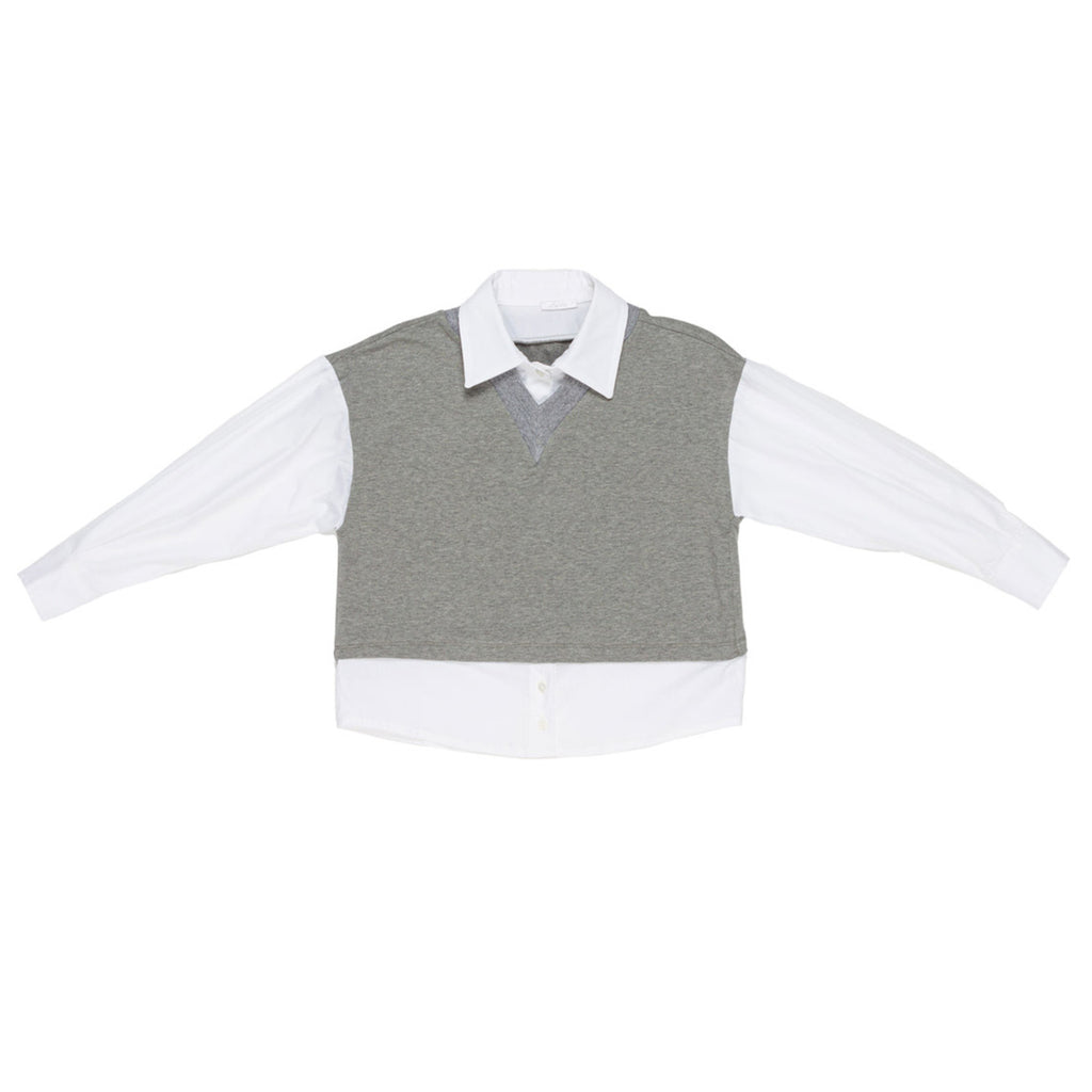 lulu by miss grant - FELPA CAMICIA GIRL