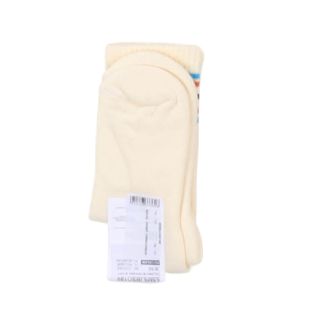 msgm - SOCKS  UNISEX CREMA/CREAM