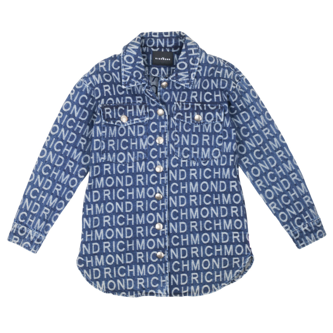 john richmond - CAMICIA IN DENIM POLIJE