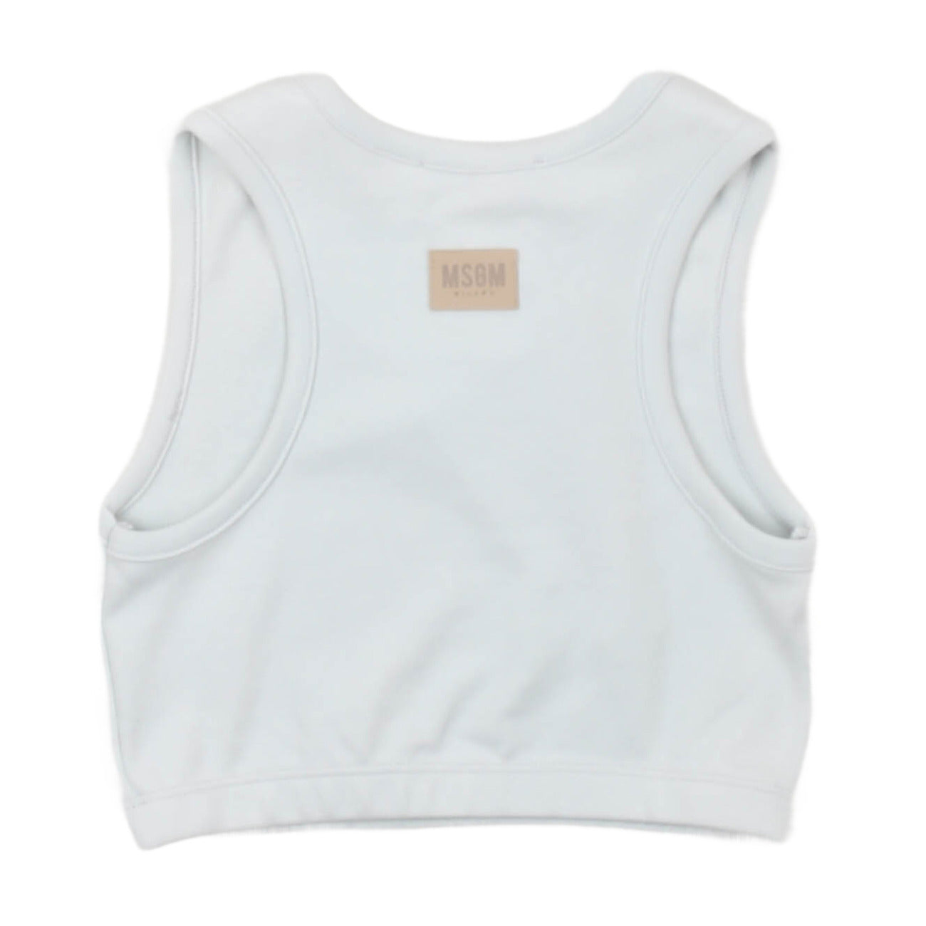 msgm - LIGHT INTERLOCK TANK TOP GIRL ICE