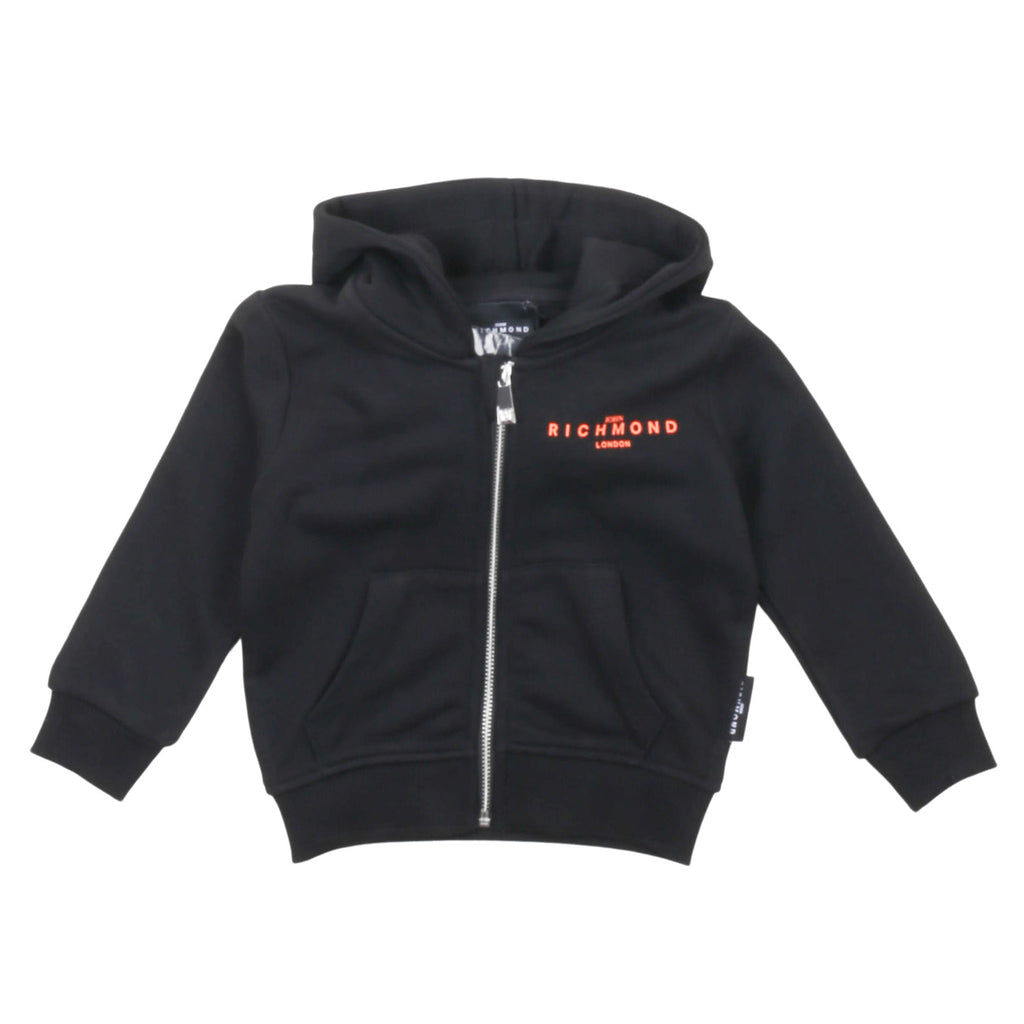 john richmond - FELPA CON ZIP LIPPER